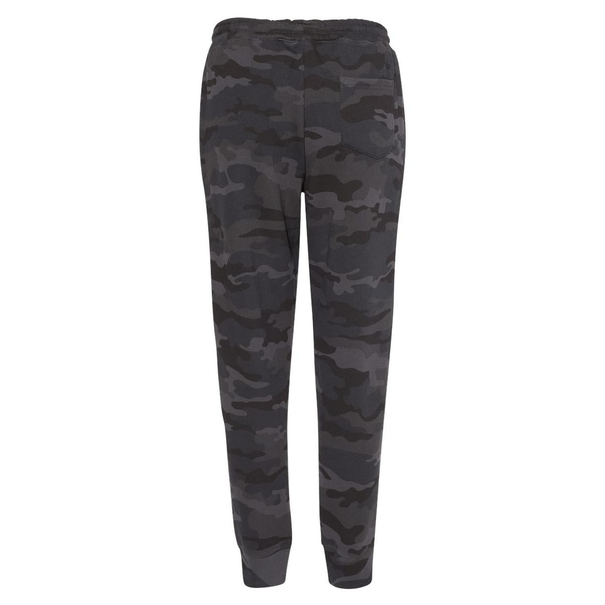 Black Camo Sweatpants - Independent Trading Co. - Midweight Fleece