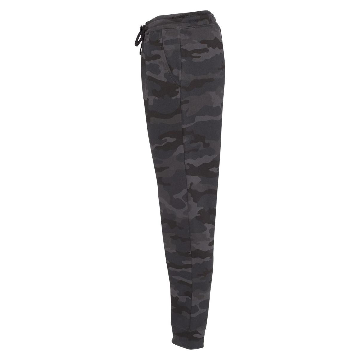 Black Camo Sweatpants - Independent Trading Co. - Midweight Fleece