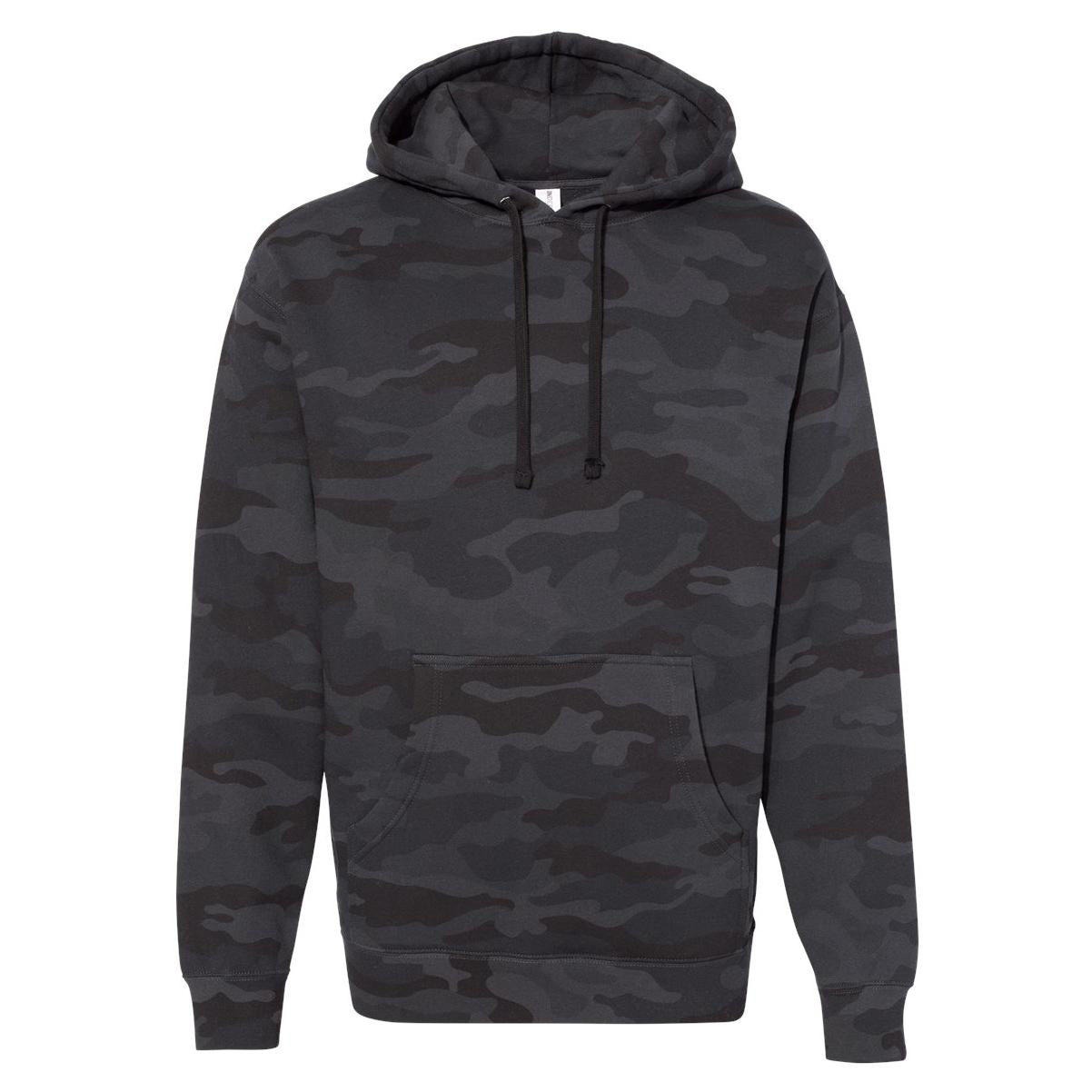 Black Camo Sweatshirt - Independent Trading Co. - Cozy Style
