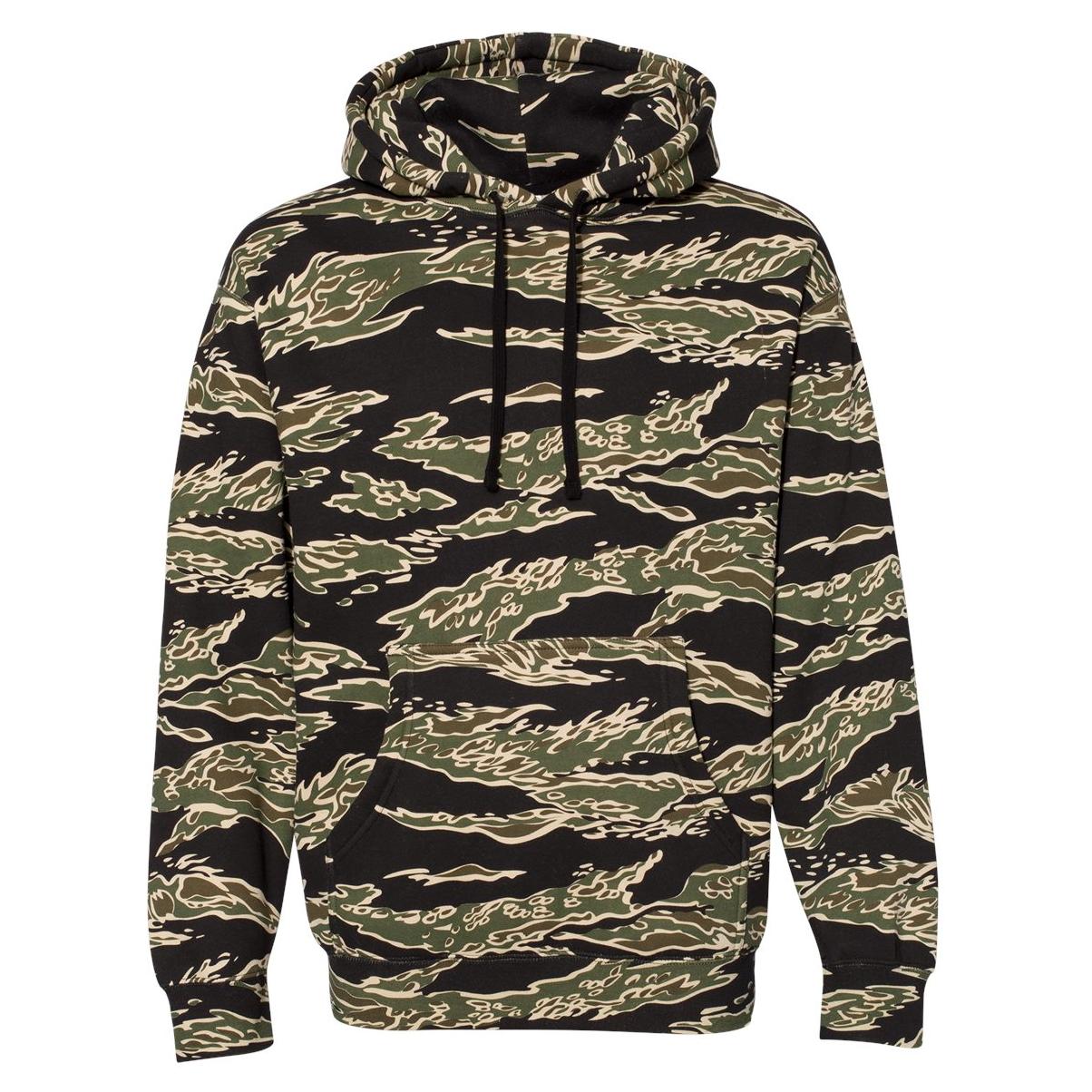 Black Camo Sweatshirt - Independent Trading Co. - Cozy Style