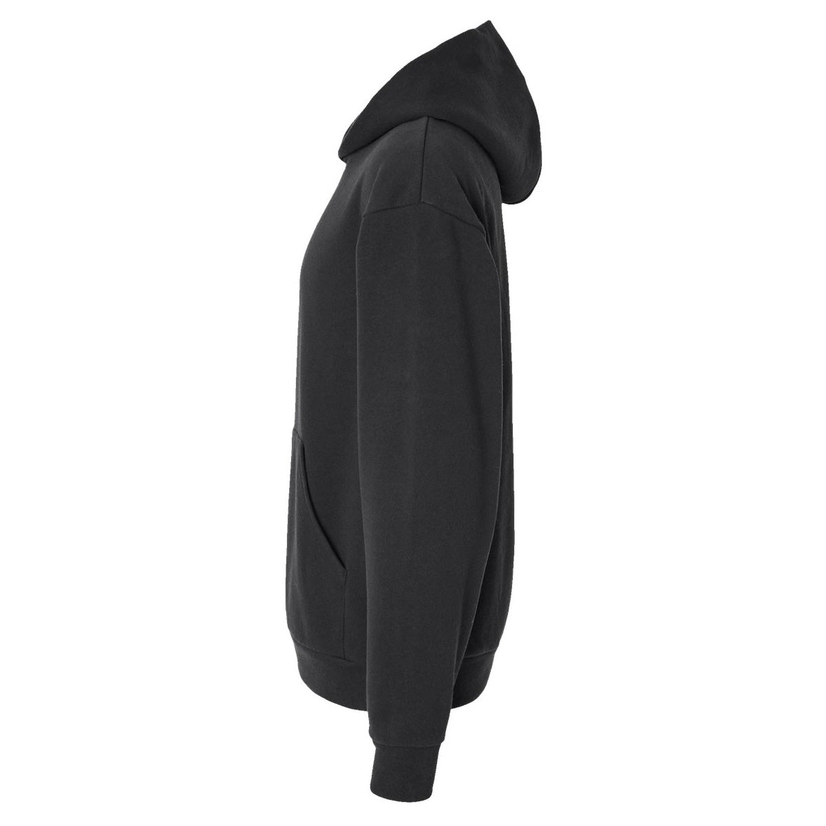 Black Hooded Sweatshirt - Independent Trading Co. - Stylish Fit