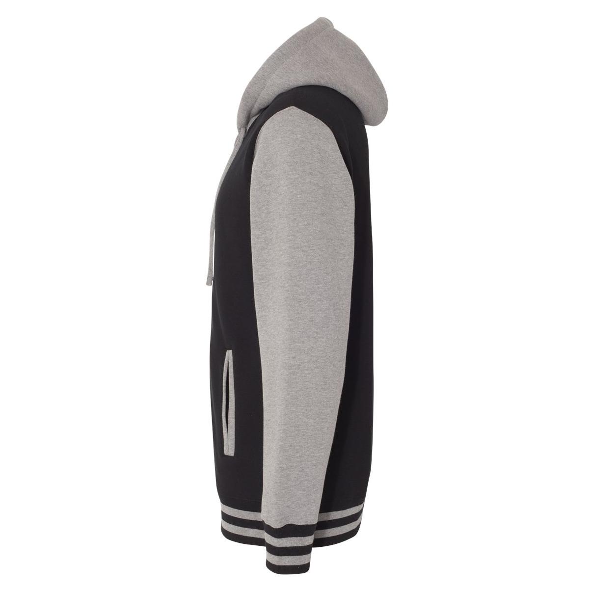 Black/Gunmetal Heather Sweatshirt - Independent Trading Co. - Comfortable Fit