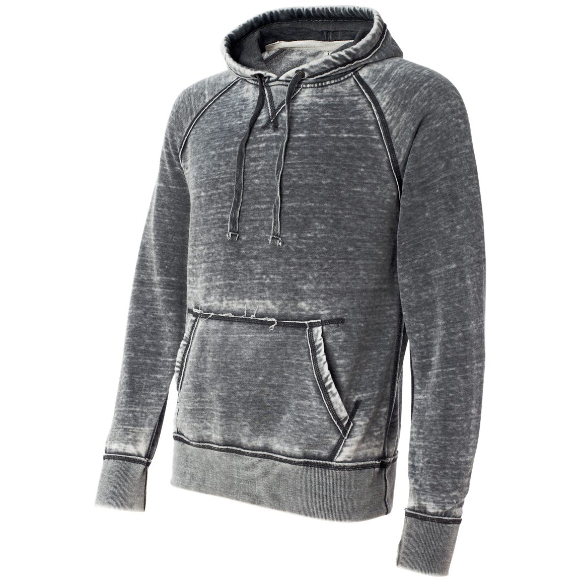 Twisted Black Sweatshirt - J. America - Cozy Fleece
