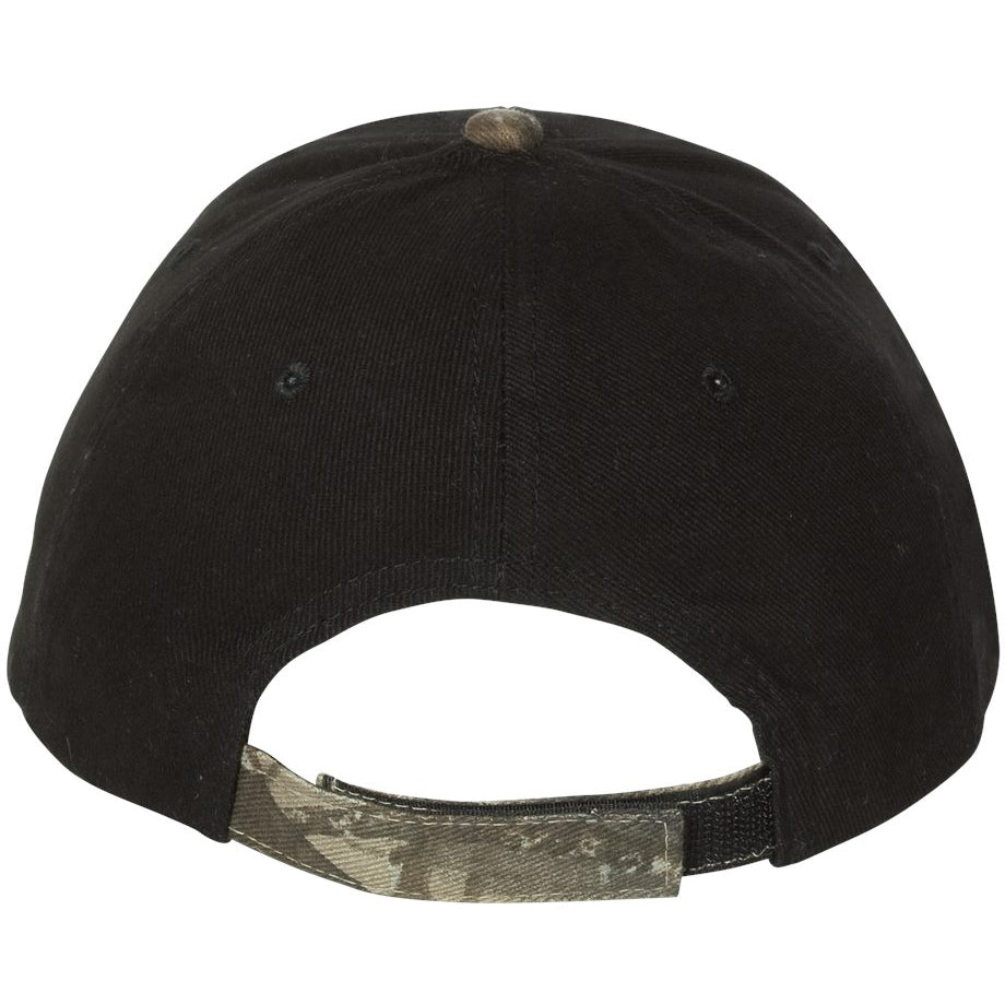 Black Camo Cap - Kati - Six-Panel Design