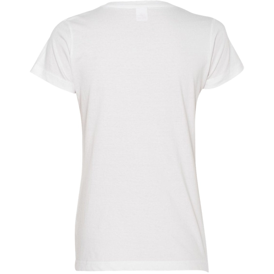 Black T-Shirts - LAT - V-Neck Jersey Tee, Soft Fabric