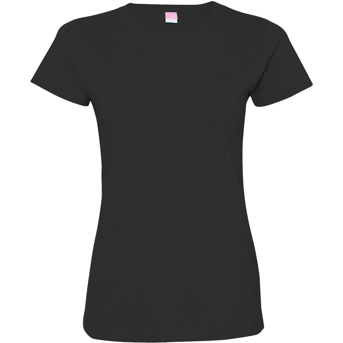 Black T-Shirts - LAT - Fine Jersey Cotton