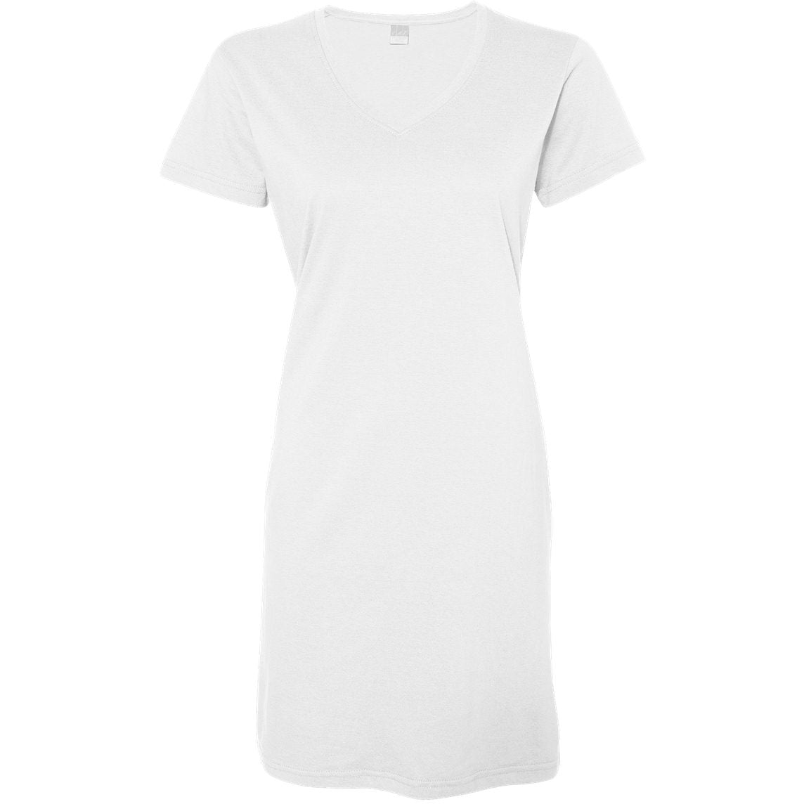 Black V-Neck T-Shirt - LAT - Soft Cotton Blend
