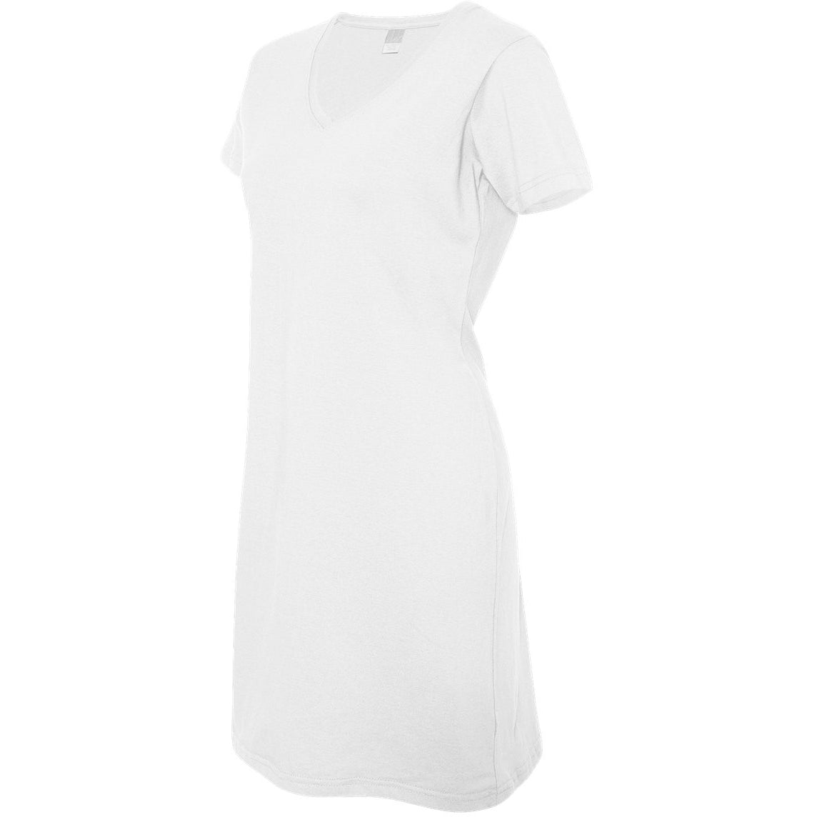 Black V-Neck T-Shirt - LAT - Soft Cotton Blend