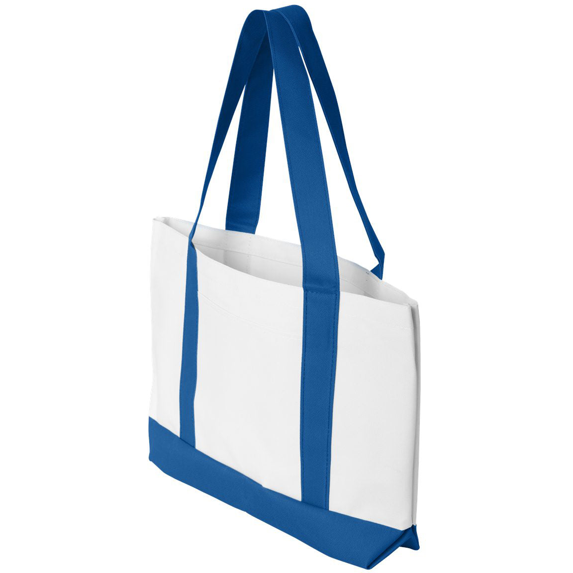 White/Black Tote Bag - Liberty Bags - Durable Polyester