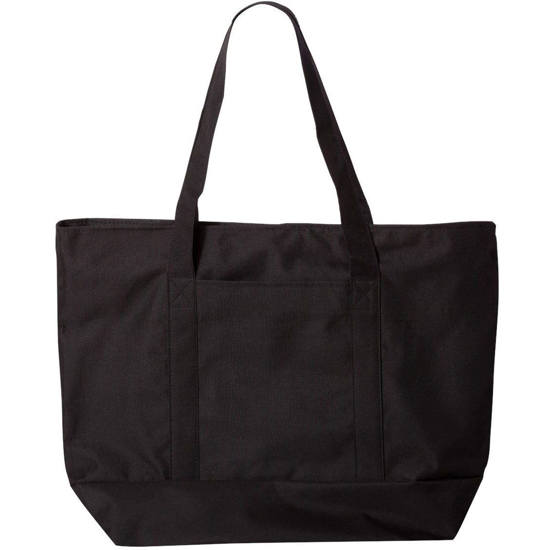 White/Black Tote Bag - Liberty Bags - Durable Design