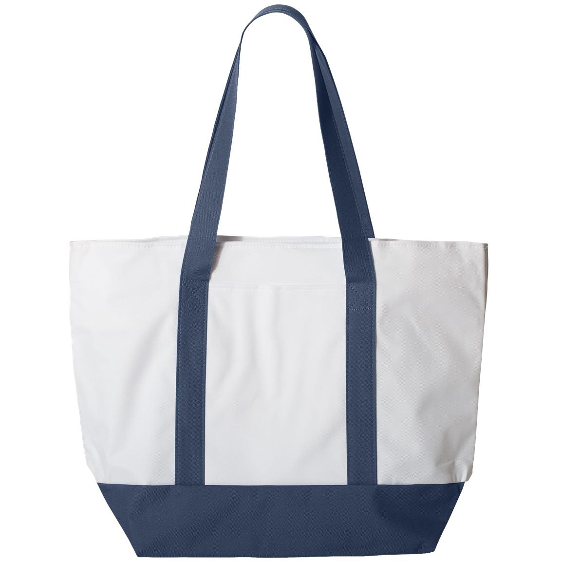 White/Black Tote Bag - Liberty Bags - Durable Design