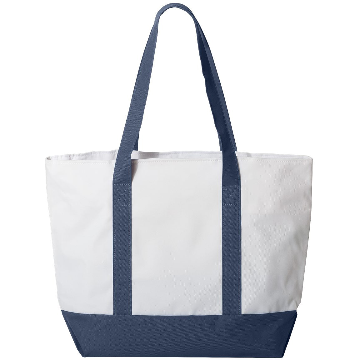 White/Black Tote Bag - Liberty Bags - Durable Design
