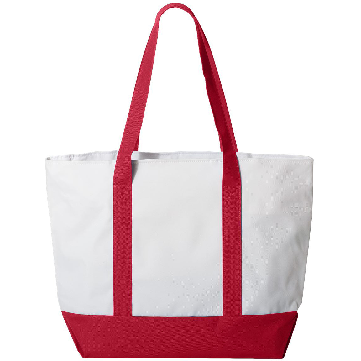 White/Black Tote Bag - Liberty Bags - Durable Design