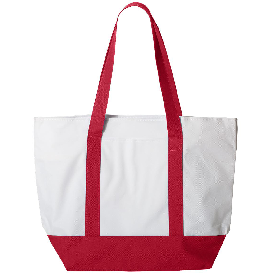 White/Black Tote Bag - Liberty Bags - Durable Design
