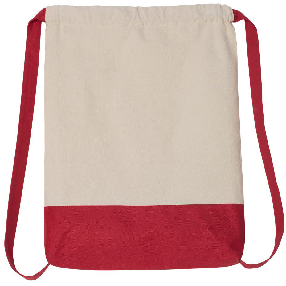 Natural/Black Cinch Packs - Liberty Bags - Durable Canvas