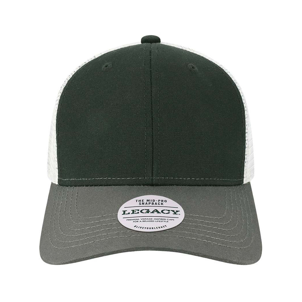 Black/Caramel/Dark Grey Ball Caps - Legacy - Mid-Pro Snapback