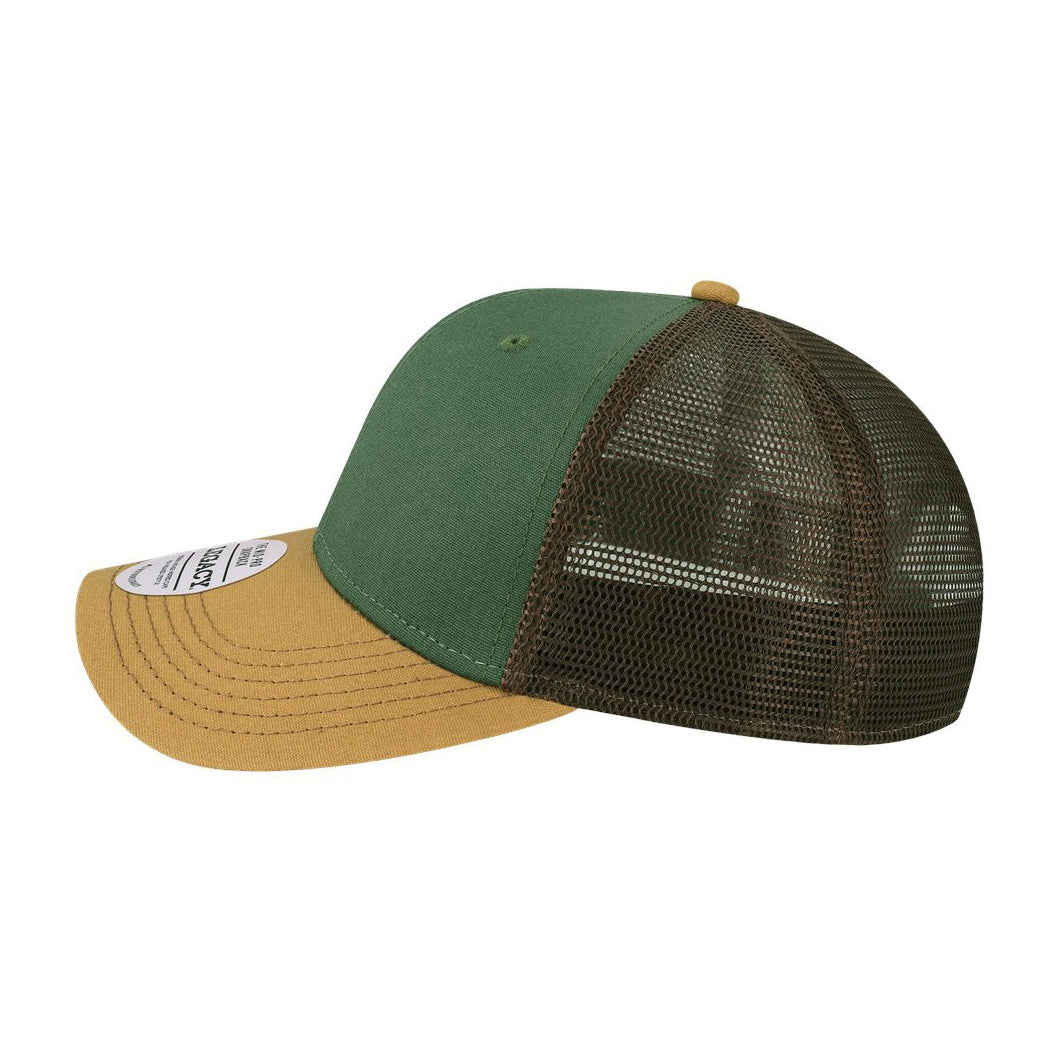 Black/Caramel/Dark Grey Ball Caps - Legacy - Mid-Pro Snapback