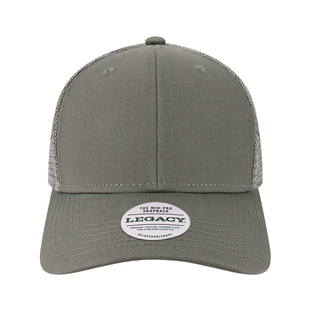 Black/Caramel/Dark Grey Ball Caps - Legacy - Mid-Pro Snapback