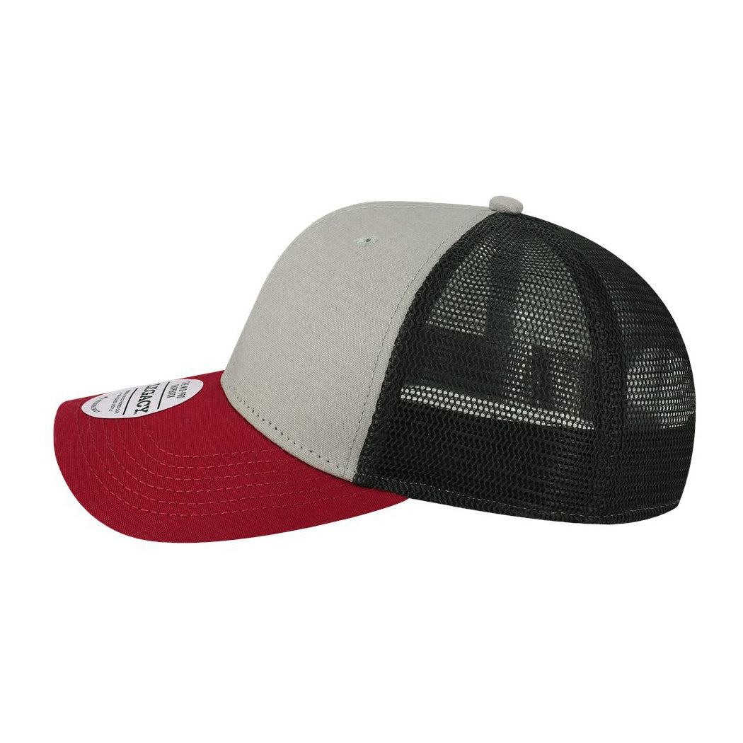 Black/Caramel/Dark Grey Ball Caps - Legacy - Mid-Pro Snapback