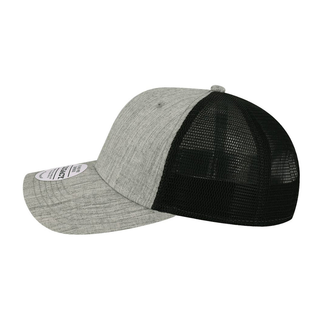 Black/Caramel/Dark Grey Ball Caps - Legacy - Mid-Pro Snapback