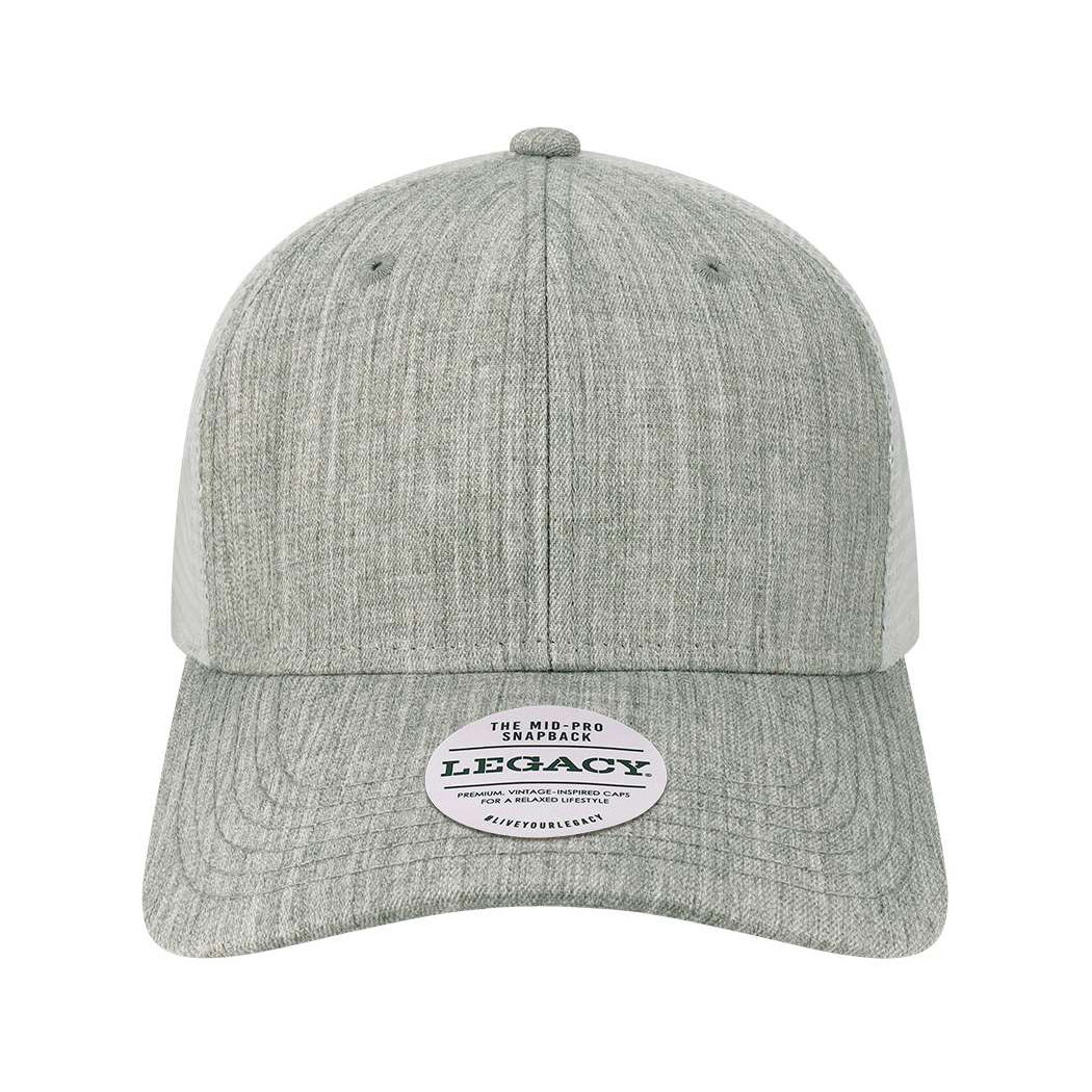 Black/Caramel/Dark Grey Ball Caps - Legacy - Mid-Pro Snapback