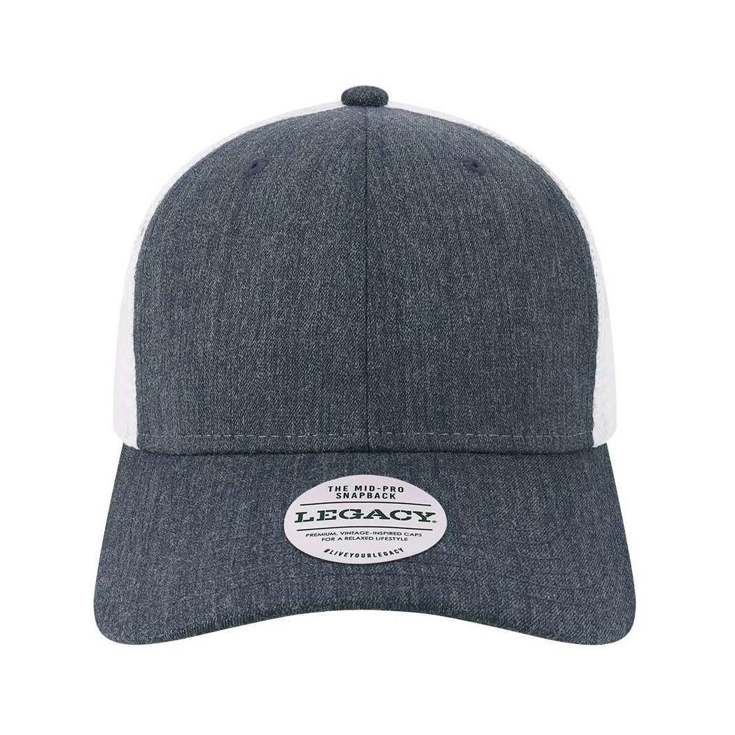 Black/Caramel/Dark Grey Ball Caps - Legacy - Mid-Pro Snapback