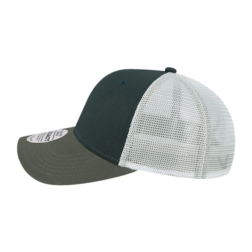Black/Caramel/Dark Grey Ball Caps - Legacy - Mid-Pro Snapback