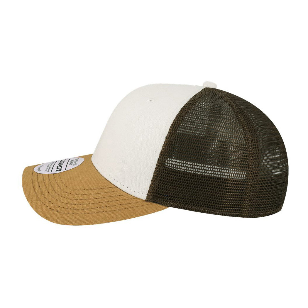 Black/Caramel/Dark Grey Ball Caps - Legacy - Mid-Pro Snapback