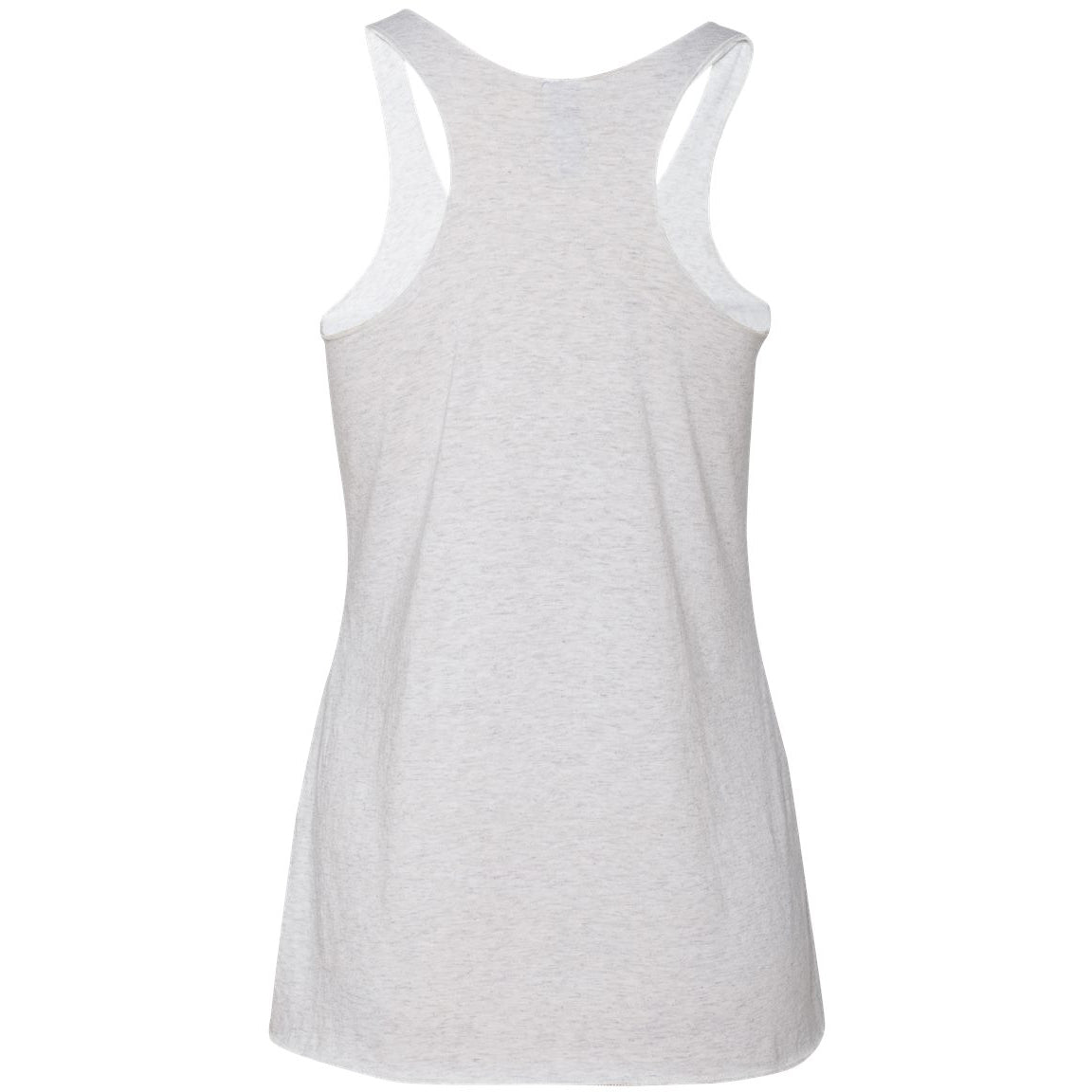 Heather White Tank Top - Next Level - Soft Blend