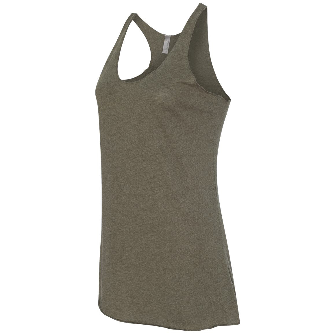 Heather White Tank Top - Next Level - Soft Blend