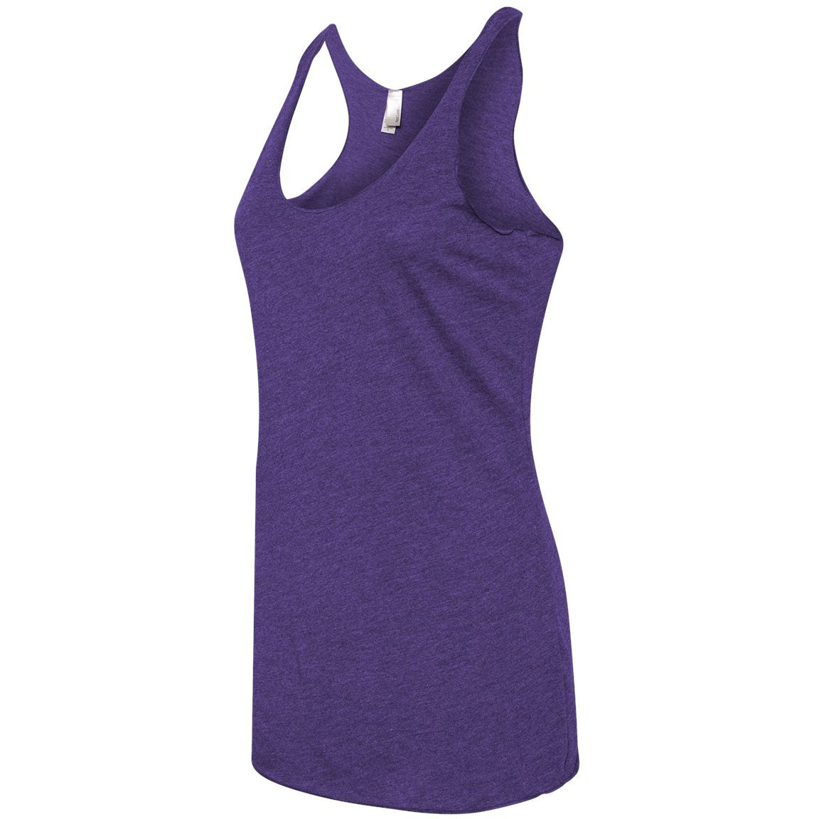 Heather White Tank Top - Next Level - Soft Blend