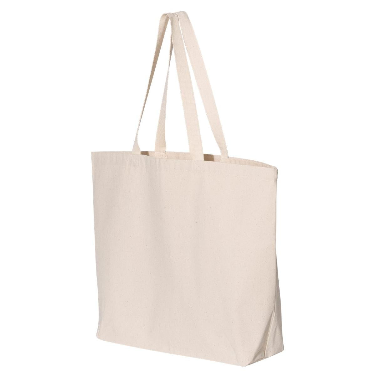Black Tote Bags - OAD - Jumbo Canvas Design