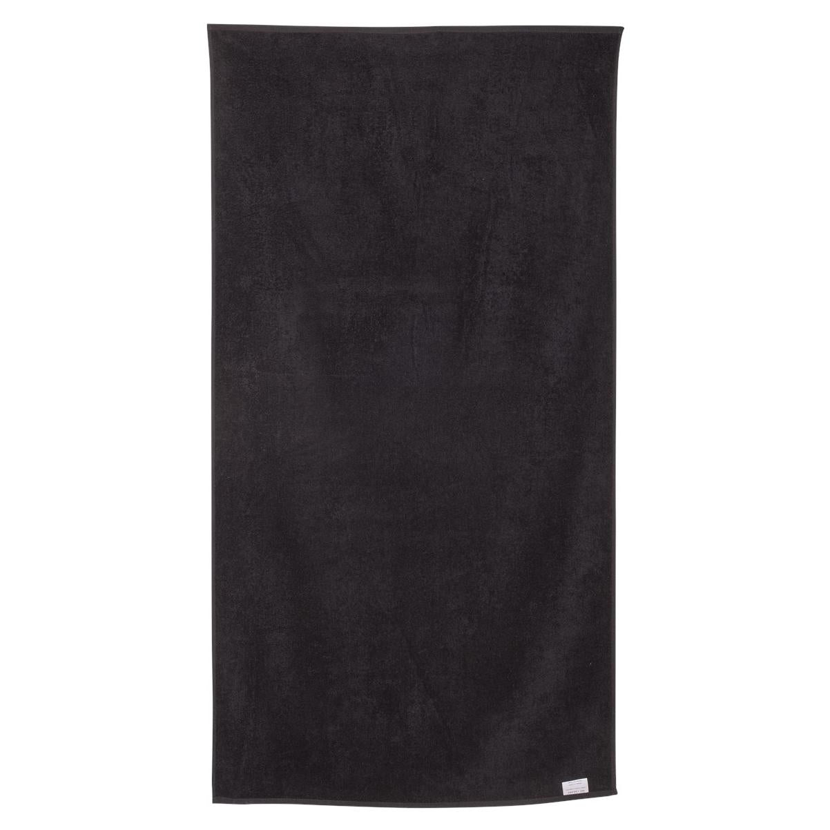 Black Beach Towels - OAD - Comfortable Cotton Velour