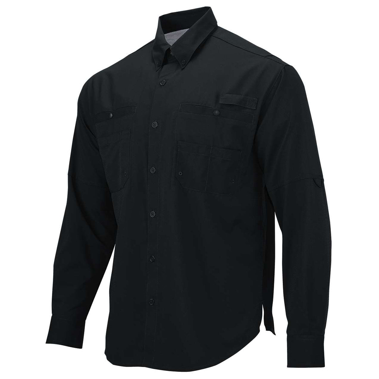 Black Button Up Shirts - Paragon - Moisture Wicking