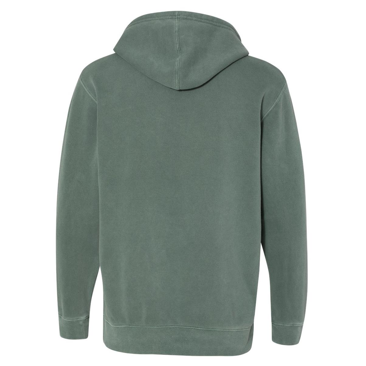 Pigment Black Sweatshirt - Independent Trading Co. - Heavyweight Dyed
