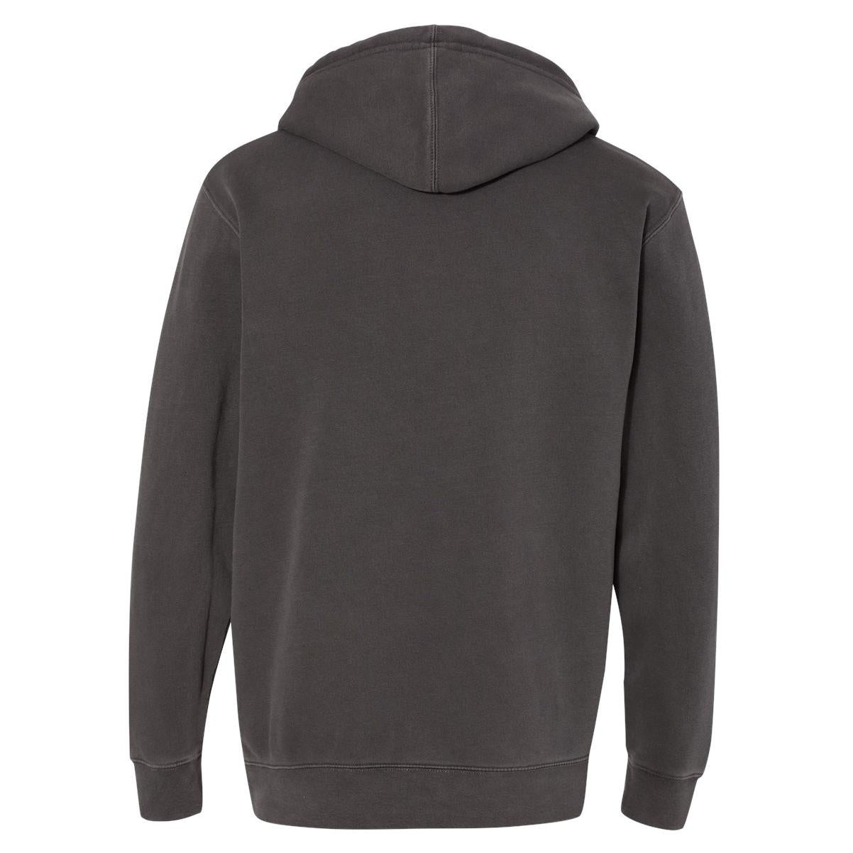 Pigment Black Sweatshirt - Independent Trading Co. - Heavyweight Dyed