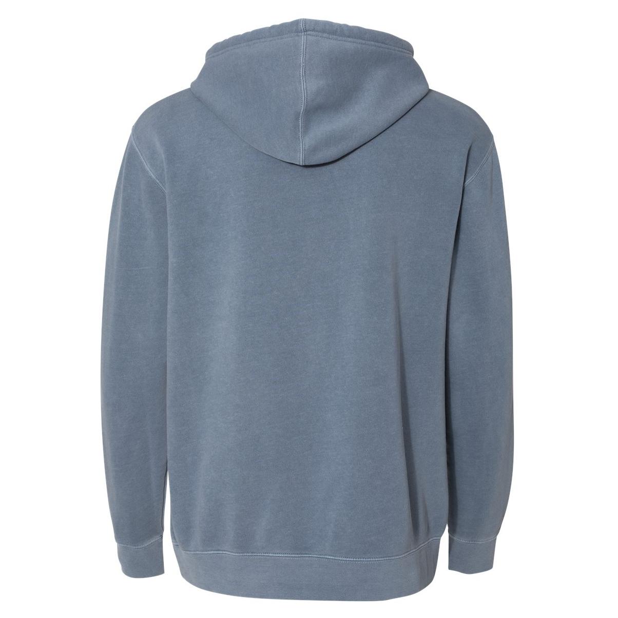 Pigment Black Sweatshirt - Independent Trading Co. - Heavyweight Dyed