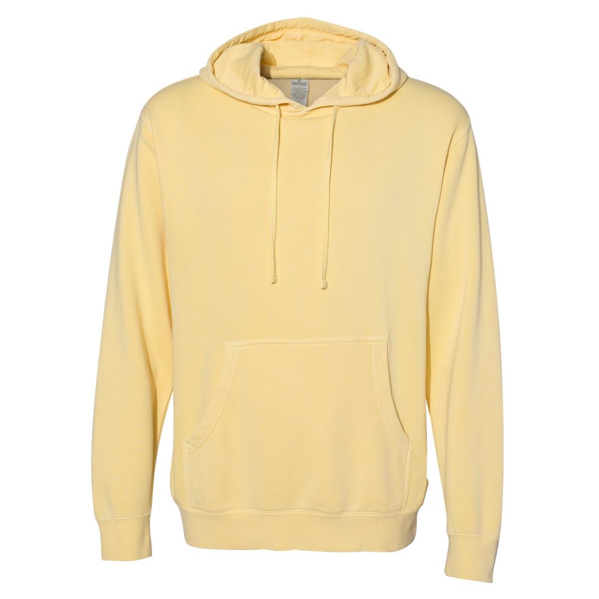 Pigment Black Sweatshirt - Independent Trading Co. - Heavyweight Dyed