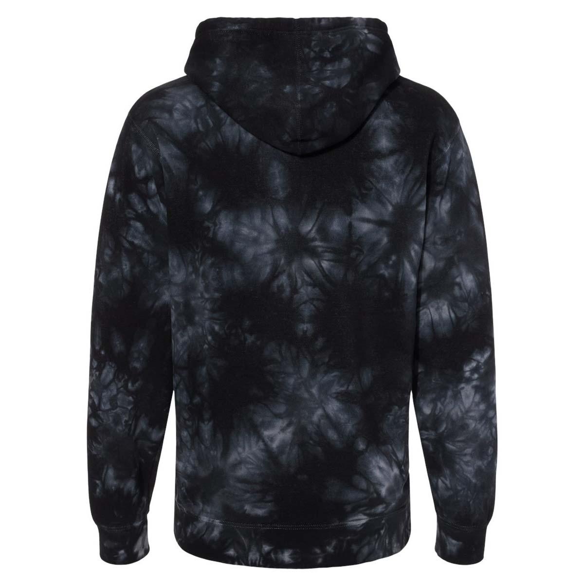 Tie Dye Black Sweatshirt - Independent Trading Co. - Stylish Fit
