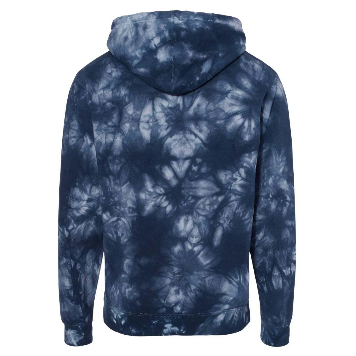 Tie Dye Black Sweatshirt - Independent Trading Co. - Stylish Fit