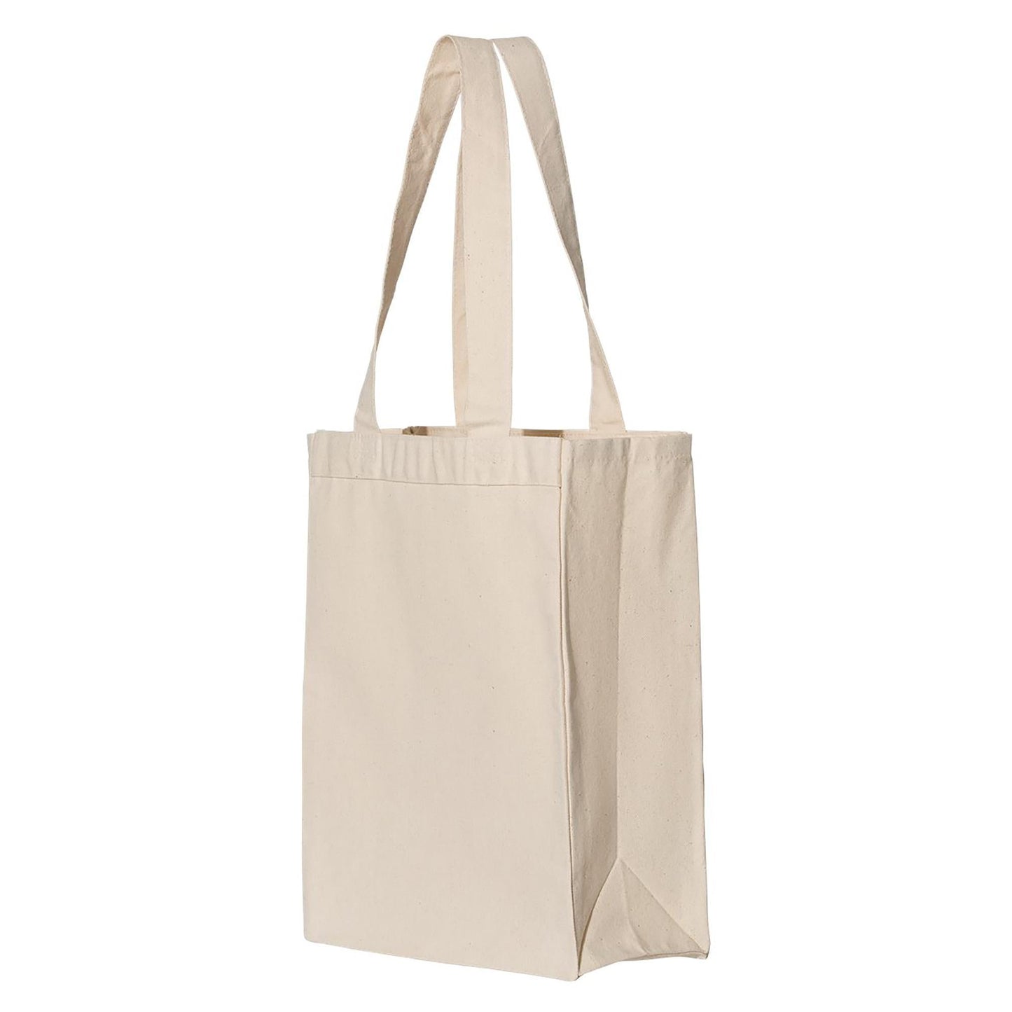 Black Tote Bags - Q-Tees - Heavy Cotton Canvas