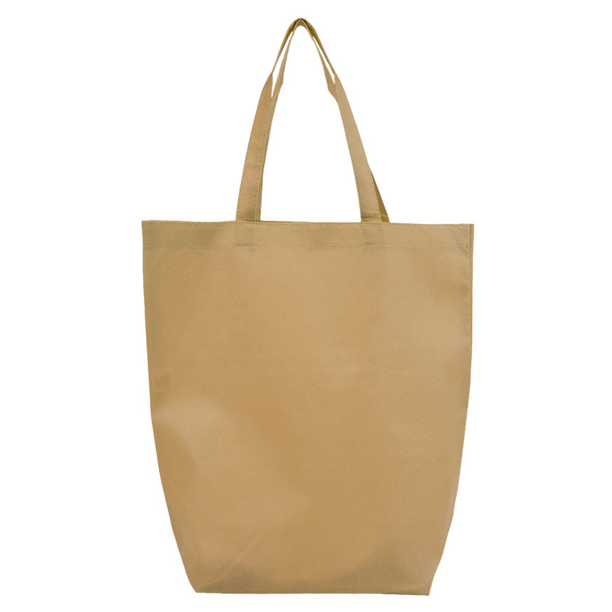 Black Tote Bags - Q-Tees - Non-Woven Durable
