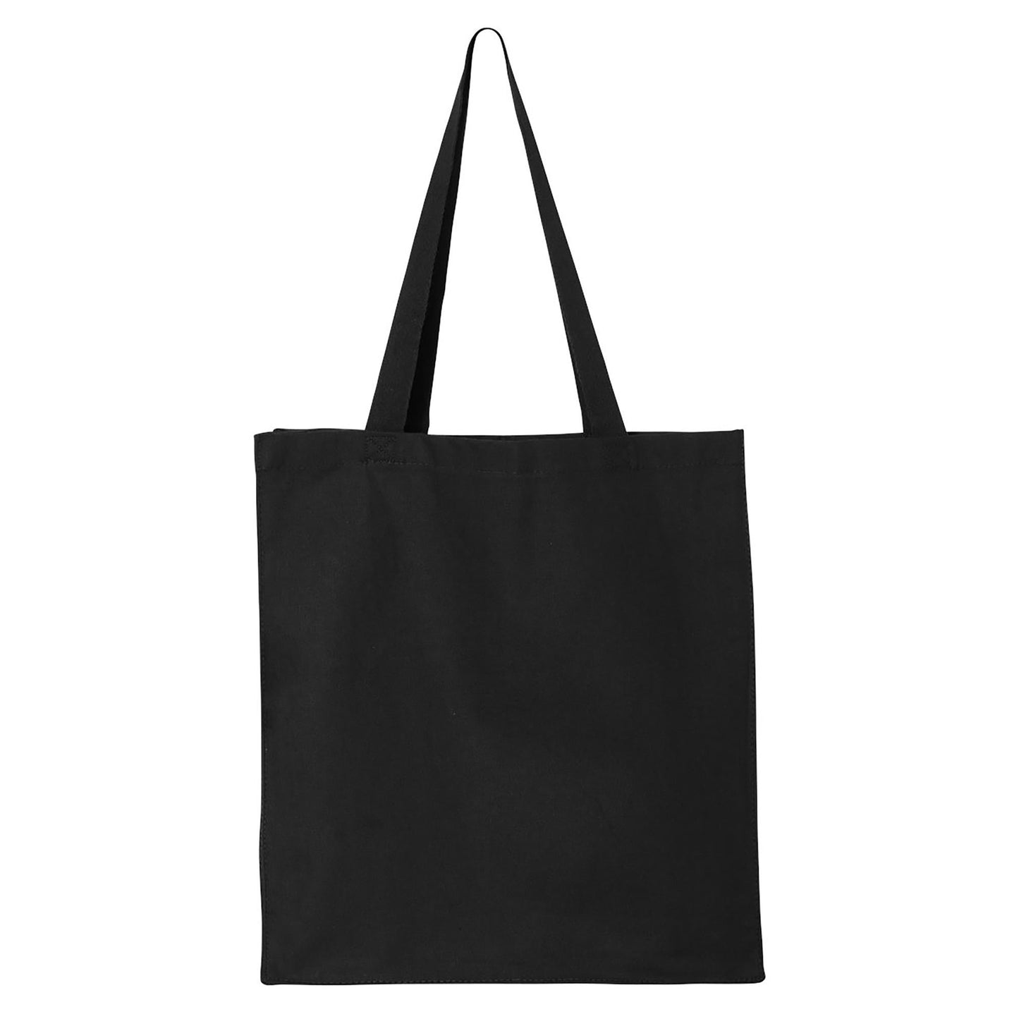 Black Tote Bags - Q-Tees - Durable Canvas Design