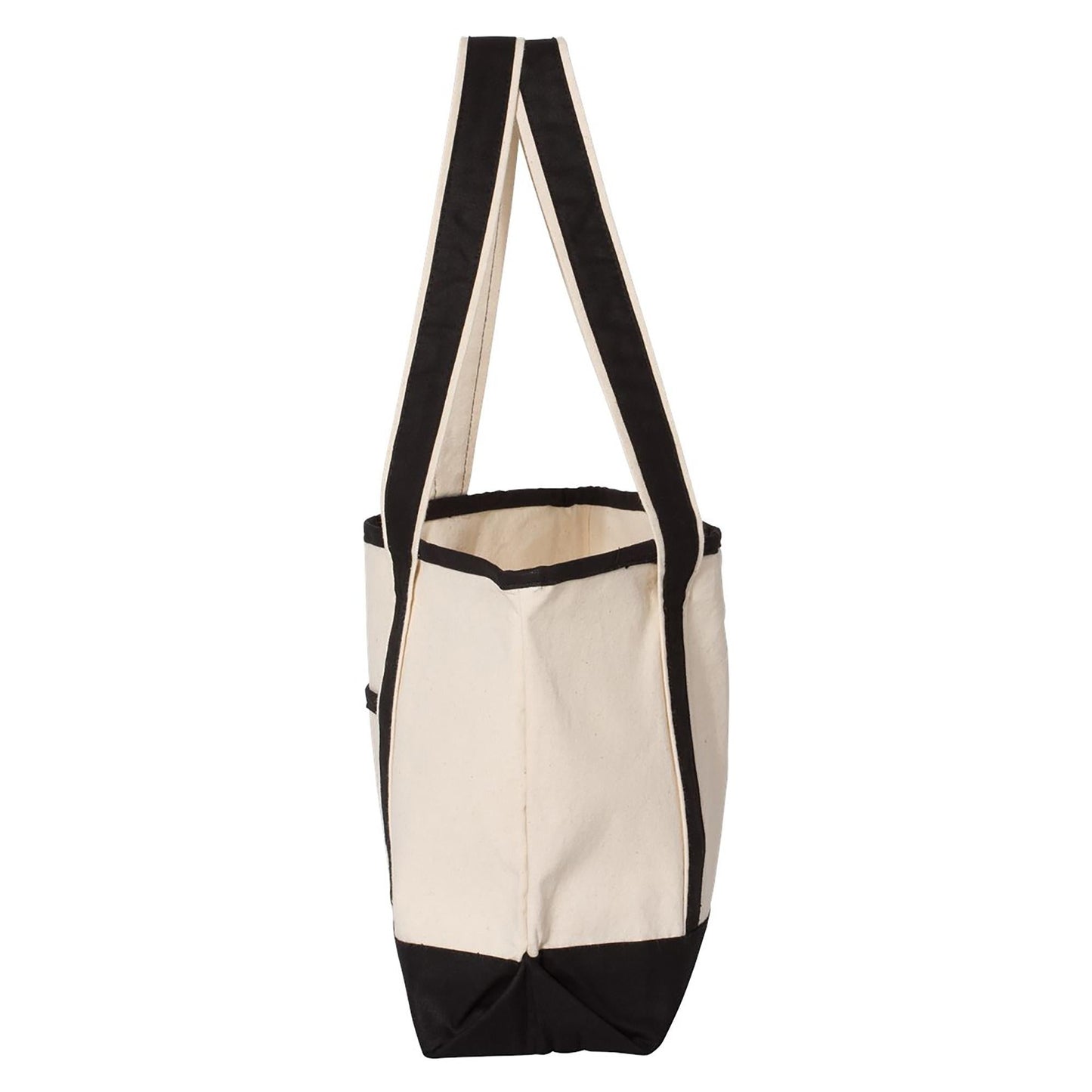 Natural Tote Bag - Q-Tees - Durable Cotton Canvas