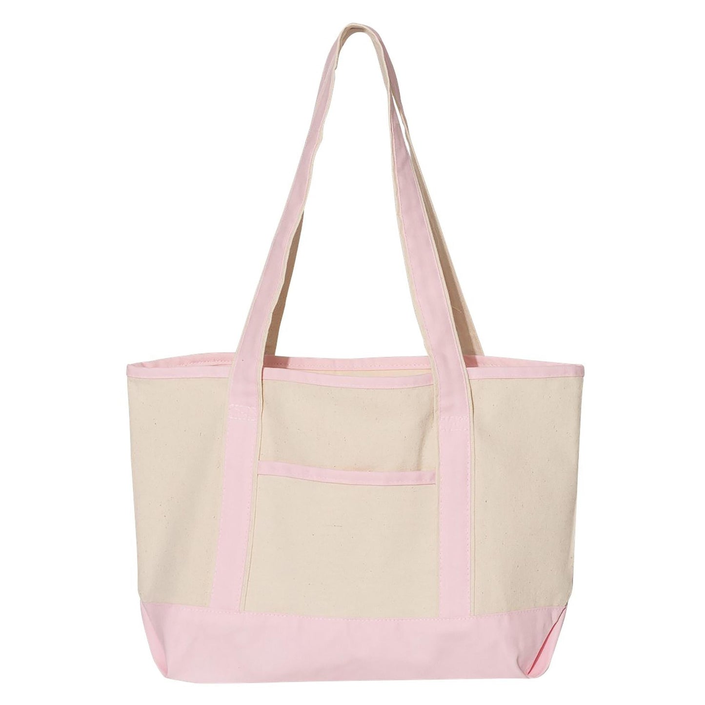 Natural Tote Bag - Q-Tees - Durable Cotton Canvas