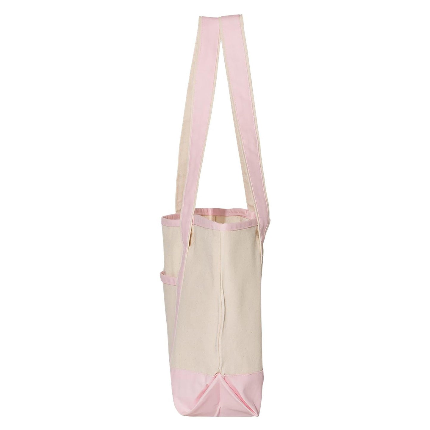 Natural Tote Bag - Q-Tees - Durable Cotton Canvas