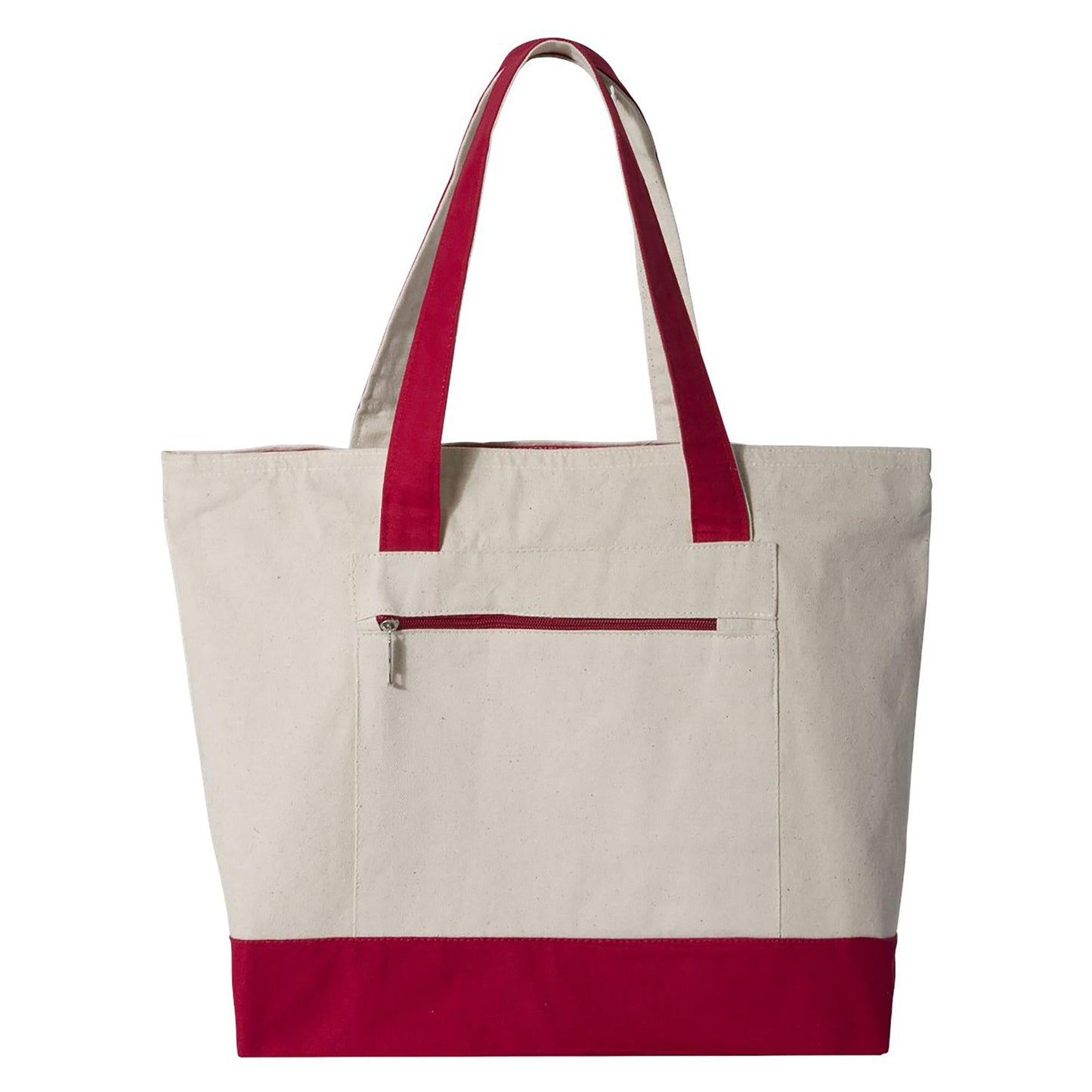 Natural Tote Bag - Q-Tees - Heavy Cotton Canvas