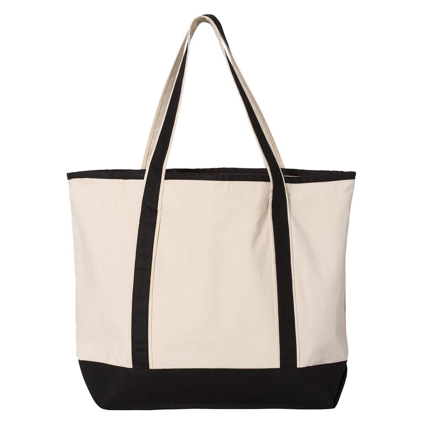 Natural Tote Bag - Q-Tees - Heavy Canvas Construction