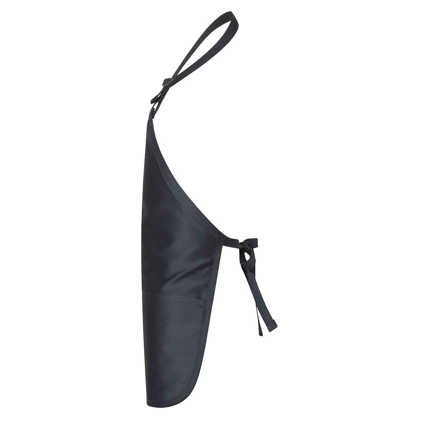 Black Aprons - Q-Tees - Full-Length With Pouch Pocket