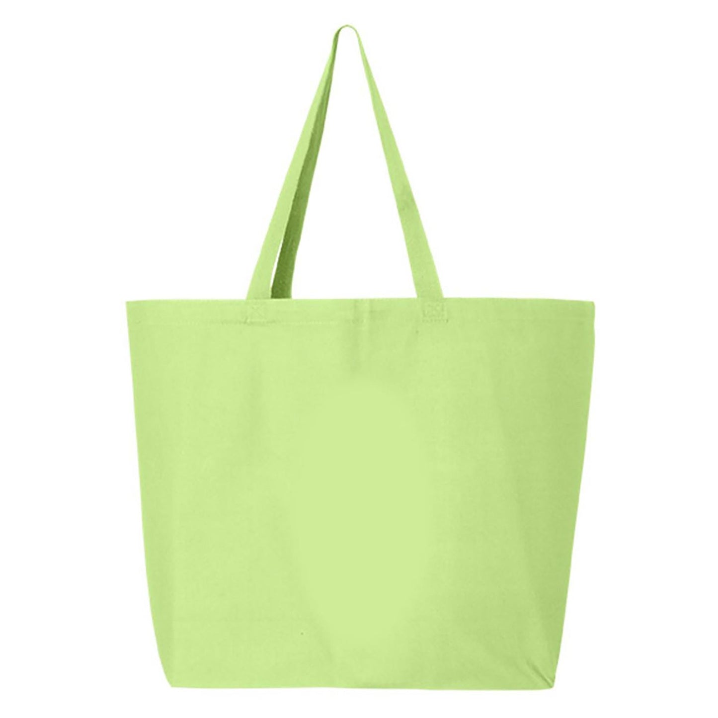Black Tote Bag - Q-Tees - Durable Cotton Canvas